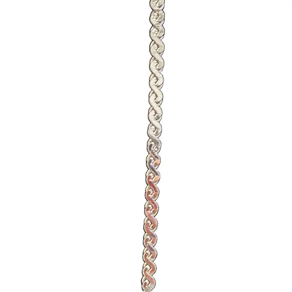 Vintage 70s Monet Silver Tone Long 27